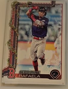 2025 Topps Holiday #H156 Ceddanne Rafaela — front