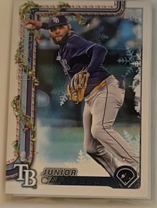 2025 Topps Holiday #H3 Junior Caminero — front