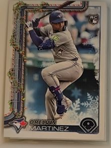 2025 Topps Holiday #H17 Orelvis Martinez — front