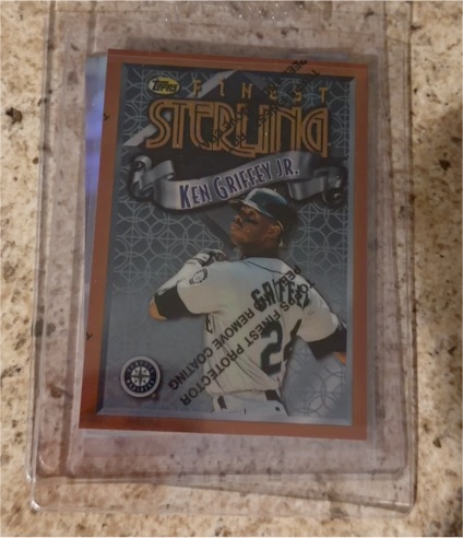 1996 Topps Finest Sterling #24 Ken Griffey Jr. — front