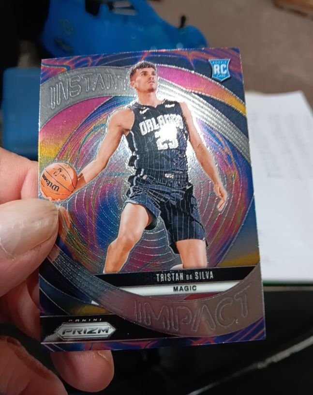 2024-25 Panini Prizm #20 Tristan Da Silva Instant Impact — front