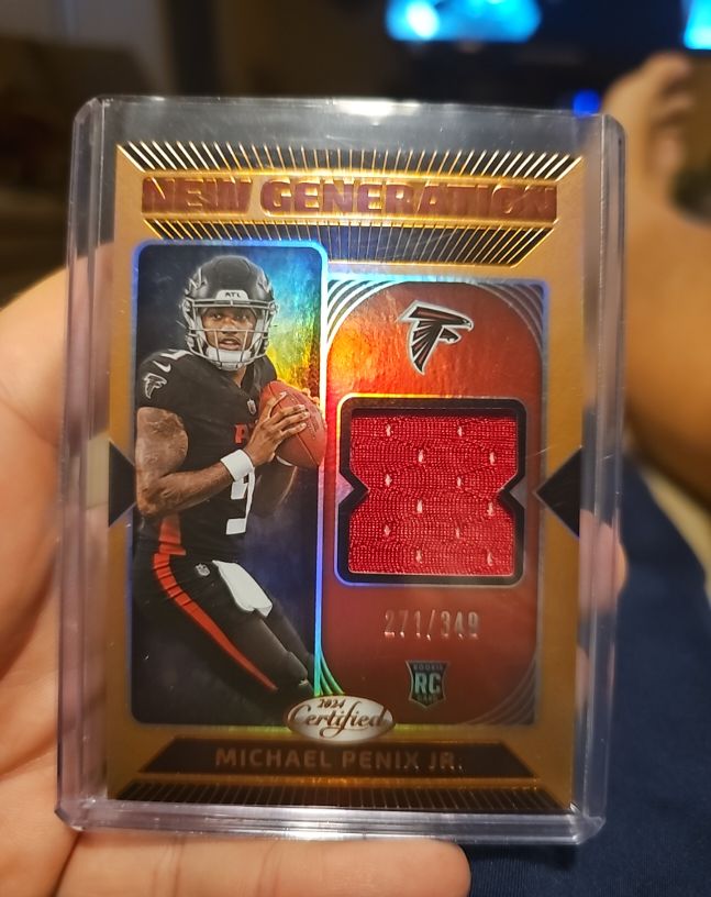 2024 Panini Certified New Generation #NGS-MPJ Michael Penix Jr. — front