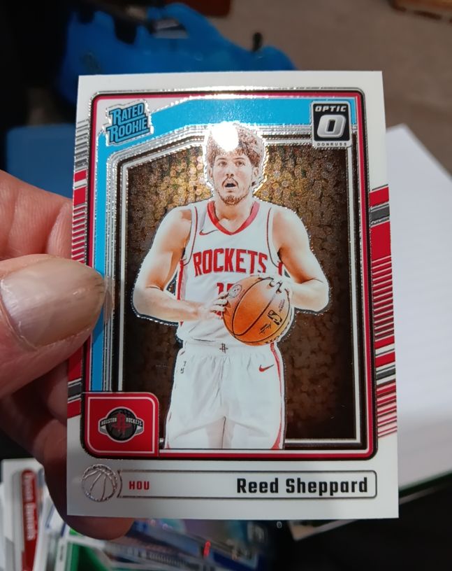 2024-25 Panini Donruss Optic #255 Reed Sheppard Rated Rookie — front