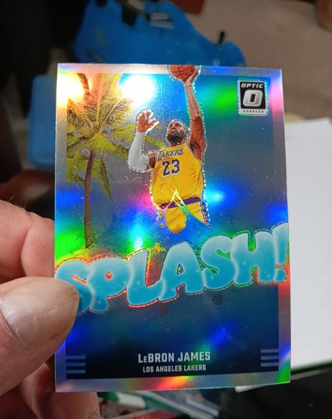 2024-25 Donruss Optic #5 LeBron James Splash! — front