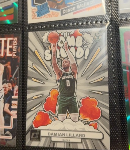 2023-24 Donruss Bomb Squad #12 Damian Lillard — front