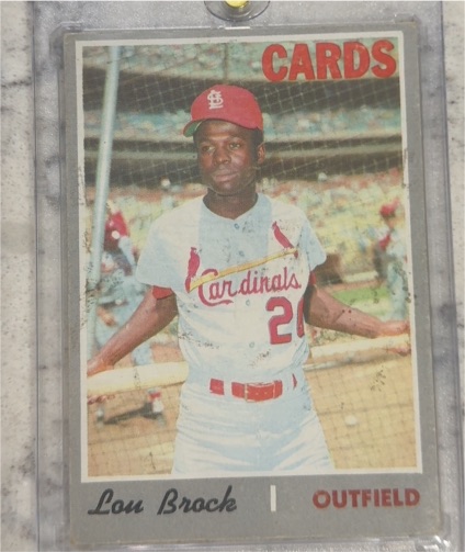 1970 Topps #330 Lou Brock — front