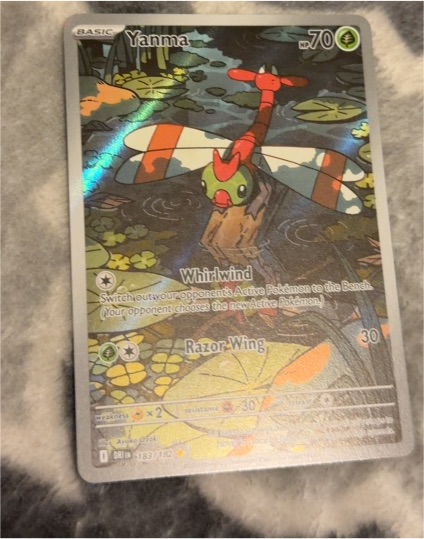 2025 Pokemon #183 Yanma — front