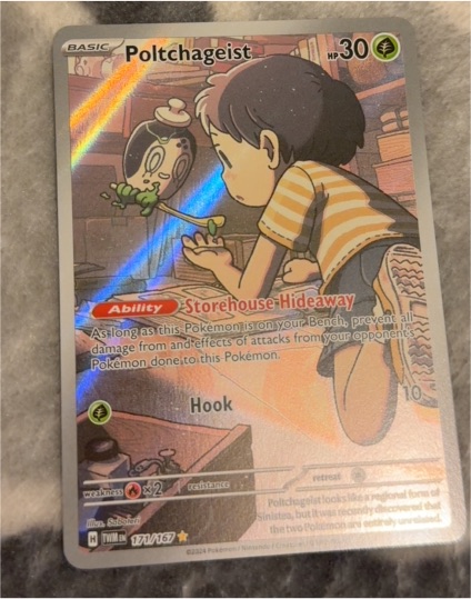 2024 Pokémon SV06: Twilight Masquerade #171 Poltchageist — front