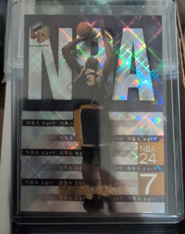 1999 Upper Deck HoloGrFX NBA 24/7 #N5 Shaquille O'Neal — front