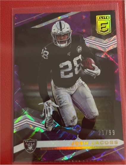 2020 Panini Donruss Elite #45 Josh Jacobs — front
