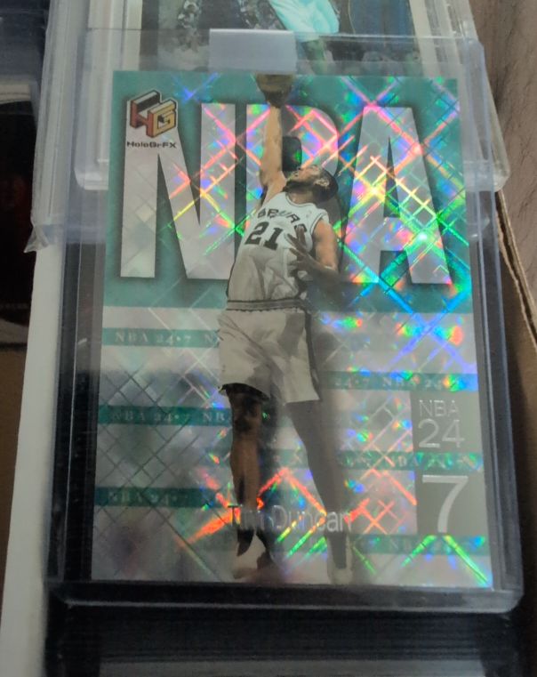 1999-00 Upper Deck HoloGrFX #N1 Tim Duncan — front