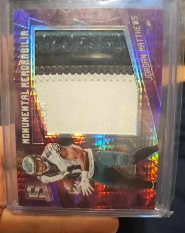 2016 Panini Spectra Monumental Memorabilia Jordan Matthews — front
