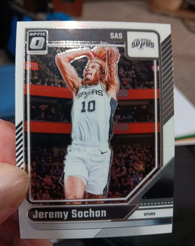 2024-25 Panini Donruss Optic #196 Jeremy Sochan — front