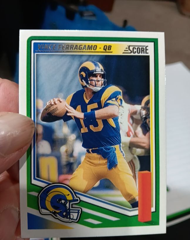 2025 Panini Score #126 Vince Ferragamo — front