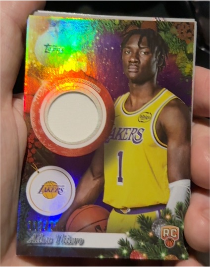 2025-26 Topps Holiday #PR-AR Adou Thiero — front