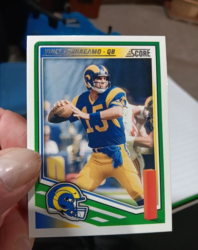 2025 Panini Score #126 Vince Ferragamo — front