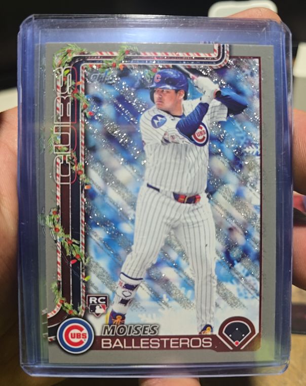 2025 Topps Holiday #H169 Moises Ballesteros — front