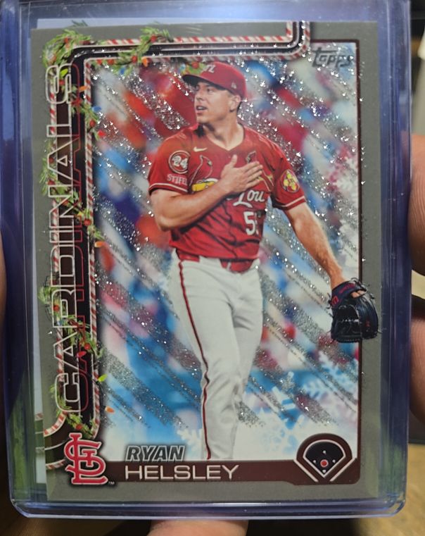 2025 Topps Holiday #H178 Ryan Helsley — front
