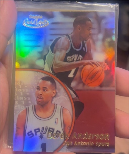 1999 Topps Gold Label Class 1 Derek Anderson — front