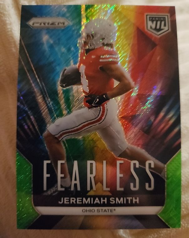2025 Panini NIL Fearless Prizm #F-2 Jeremiah Smith — front