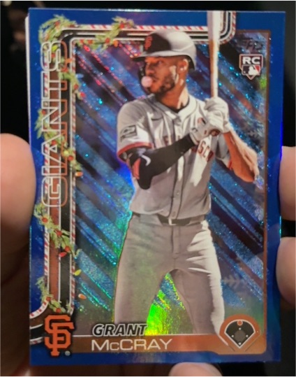 2025 Topps Holiday #H53 Grant McCray — front