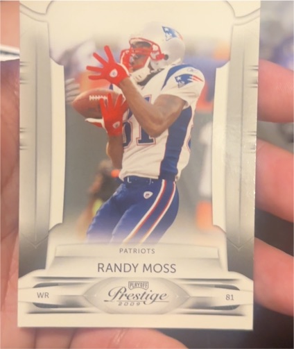 2009 Panini Playoff Prestige #81 Randy Moss — front