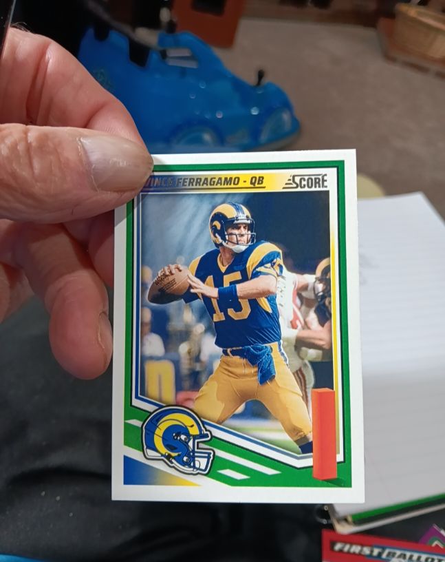 2025 Panini Score #126 Vince Ferragamo — front