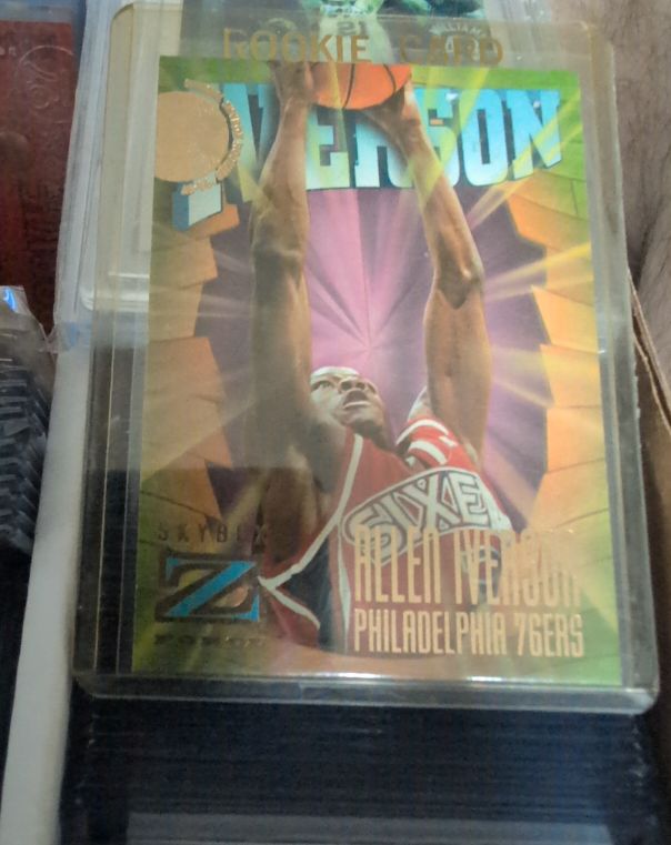 1996 Skybox Z-Force #151 Allen Iverson — front
