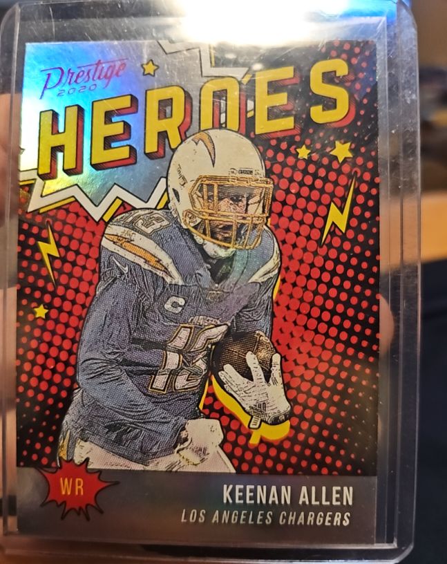 2020 Panini Prestige Heroes #HE-KA Keenan Allen — front
