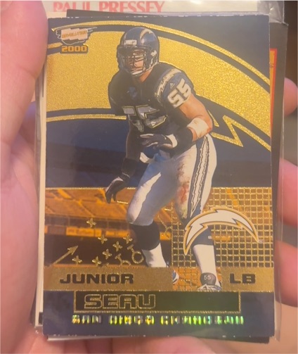 2000 Pacific Revolution Silver #84 Junior Seau — front