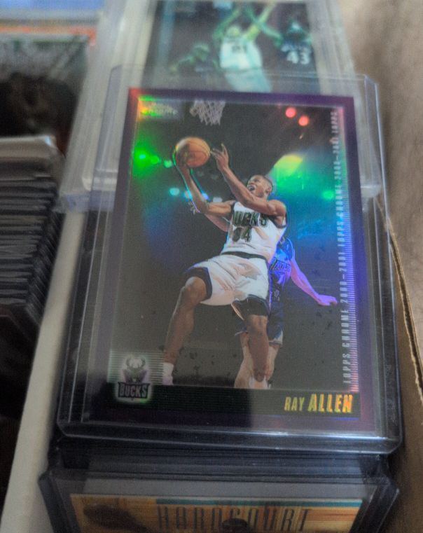2000-01 Topps Chrome #37 Ray Allen — front