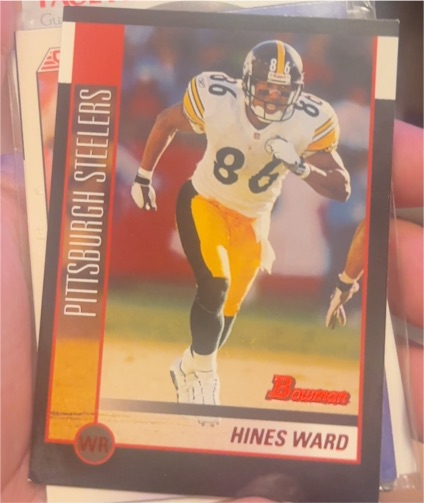 2002 Bowman #103 Hines Ward — front