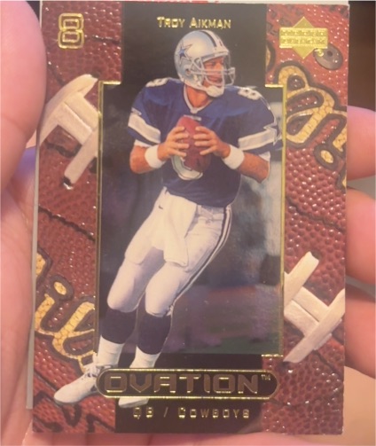 1999 Upper Deck Ovation #15 Troy Aikman Dallas Cowboys — front
