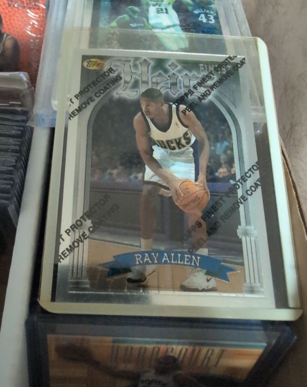 1996-97 Topps Finest #252 Ray Allen — front