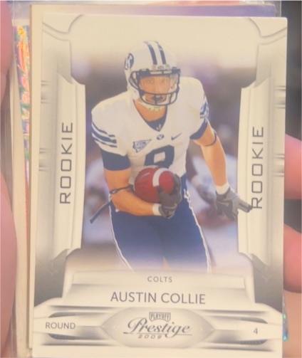 2009 Playoff Prestige #109 Austin Collie — front