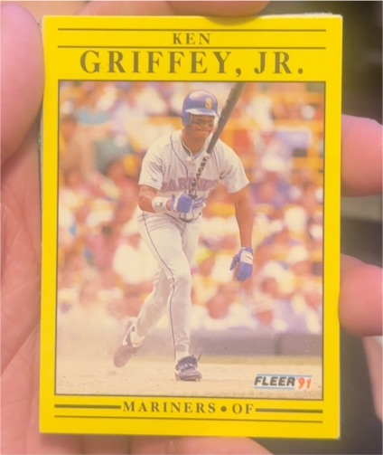 1991 Fleer #450 Ken Griffey Jr. — front