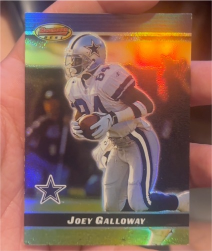 2000 Bowman's Best #9 Joey Galloway — front