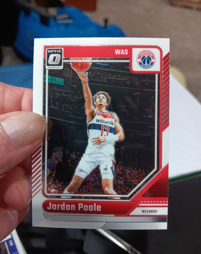 2024-25 Panini Donruss Optic #192 Jordan Poole — front