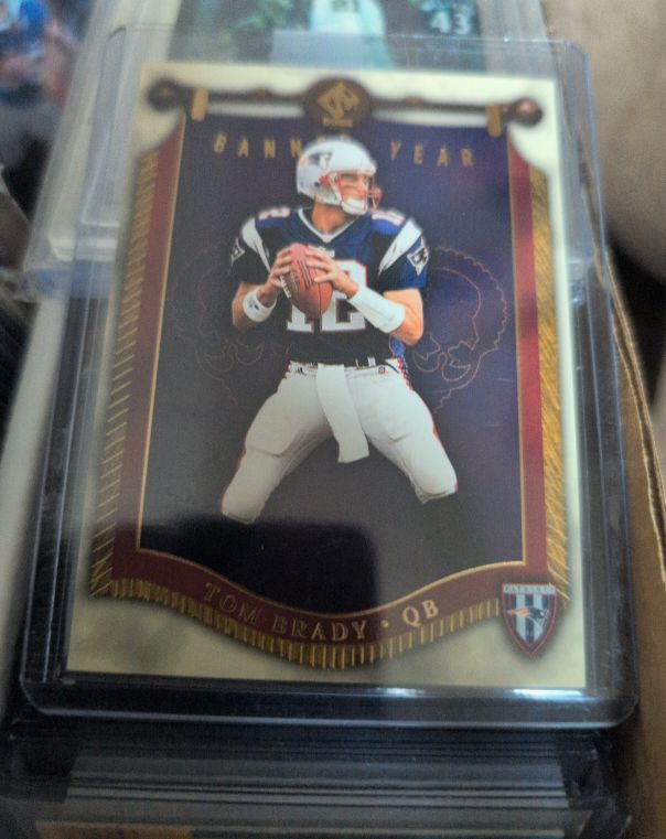 2002 Pacific Private Stock Reserve #6 Tom Brady Banner Year — front
