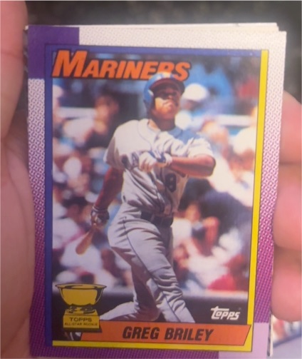 1990 Topps #288 Greg Briley — front