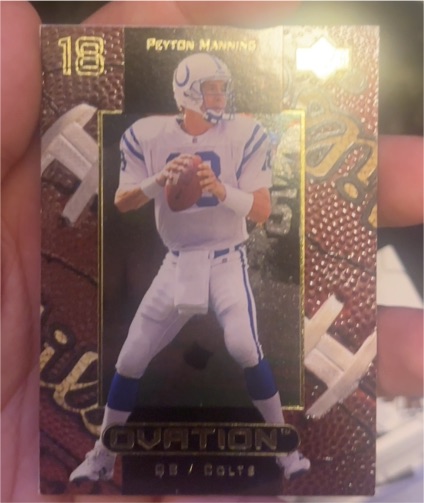 1999 Upper Deck Ovation #23 Peyton Manning — front