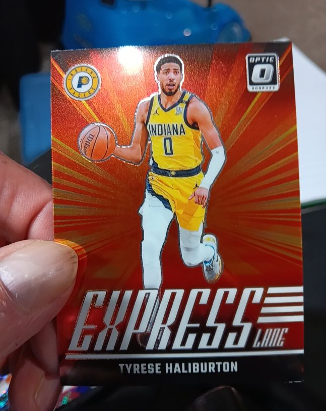 2024-25 Panini Donruss Optic #25 Tyrese Haliburton Express Lane — front