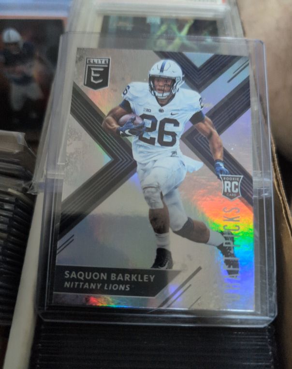 2018 Panini Elite Draft Picks #105 Saquon Barkley — front