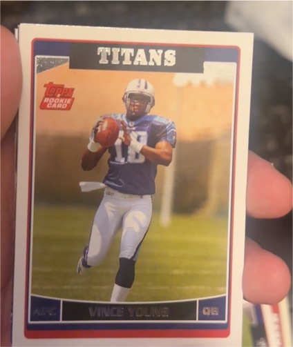 2006 Topps #353 Vince Young Rookie Card — front