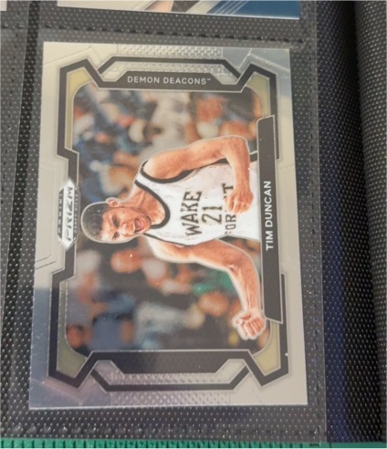 2024 Panini Prizm Draft Picks #63b Tim Duncan — front