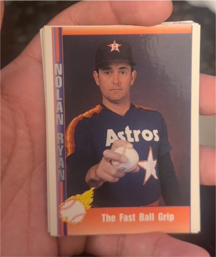1991 Pacific Nolan Ryan Texas Express #41 The Fast Ball Grip — front