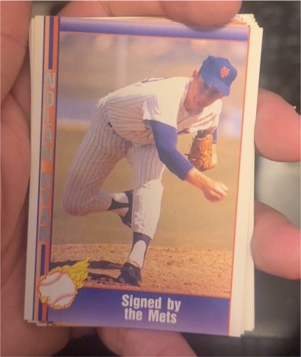 1991 Pacific Trading Cards #4 Nolan Ryan Signed by the Mets — front