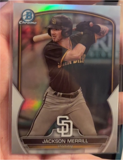 2023 Bowman Draft Chrome #BDC-157 Jackson Merrill — front