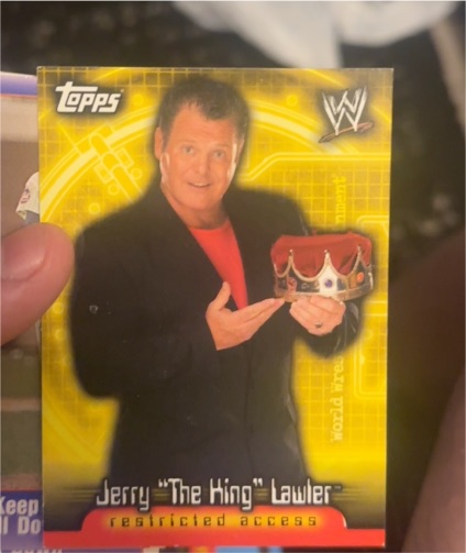 2006 Topps WWE Insider #8 Jerry Lawler — front