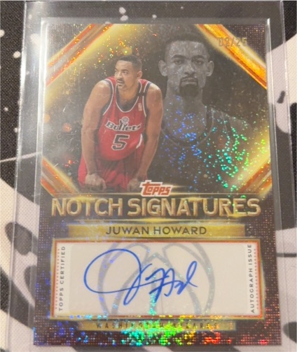 2025-26 Topps Notch Signatures #TNS-JH Juwan Howard — front